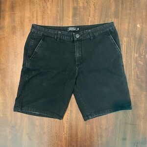 Ezekiel Black Jean Shorts for Men